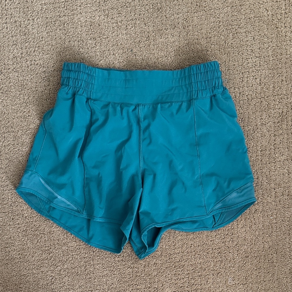 lululemon athletica Teal Athletic Shorts